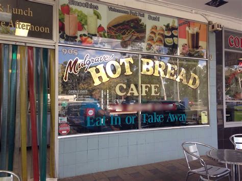 Mulgrave Hot Bread Cafe Restaurant Menu